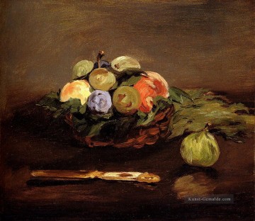 Obstkorb Impressionismus Edouard Manet Stillleben Ölgemälde
